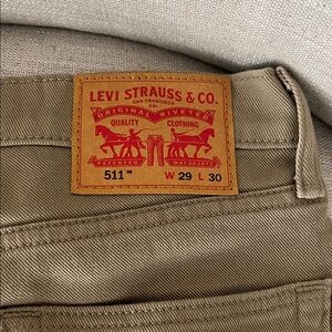 Levi's 511 Khaki Jeans DENIM
